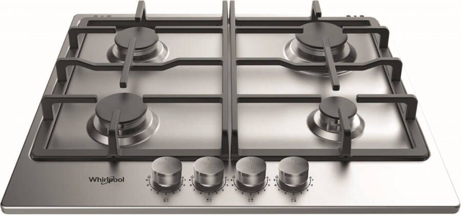 Whirlpool TGML 660 IX NL Gas inbouwkookplaat Rvs