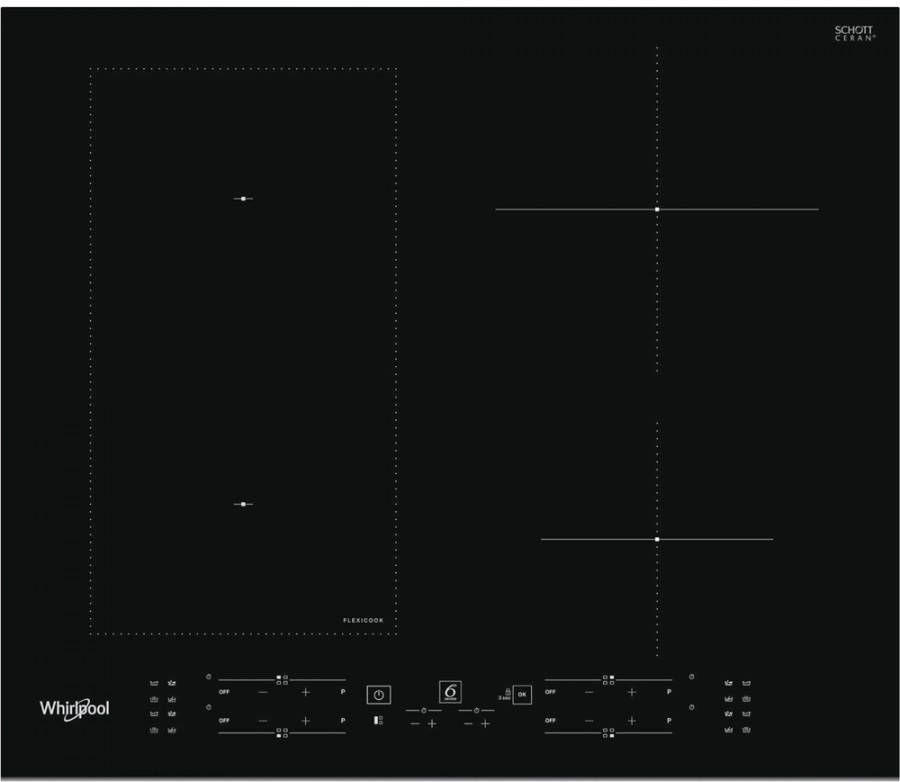 Whirlpool WL B1160 BF Inductie inbouwkookplaat Zwart