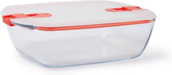 Pyrex Cook & Heat Voedelcontainer Rechthoek met Deksel 28 x 20cm