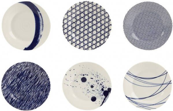 Royal Doulton Pacific Gebaksborden ø 16 Cm 6 delig