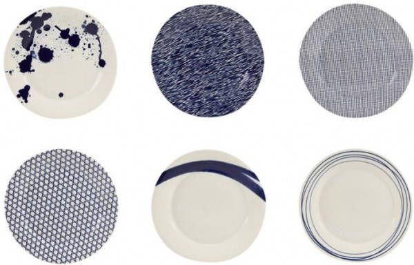 Royal Doulton Pacific Ontbijtborden ø 23 Cm 6 delig