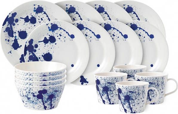 Royal Doulton serviesset Pacific Splash(16 delig )