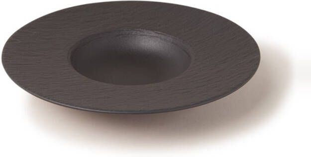 Villeroy & Boch Pastabord Manufacture Rock Zwart (Ø29 cm)