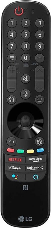LG Magic Remote Mr21gc Afstandsbediening Zwart Ingebouwde Microfoon Hotkeys