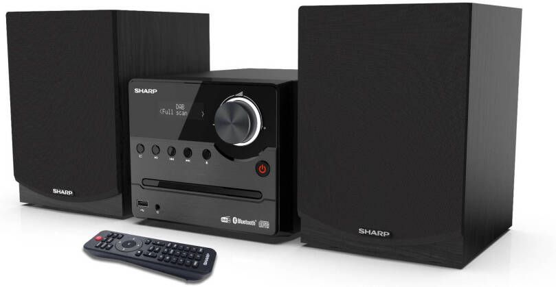 Sharp XL B517 Micro geluidssysteem met DAB+/FM/CD/Bluetooth Zwart