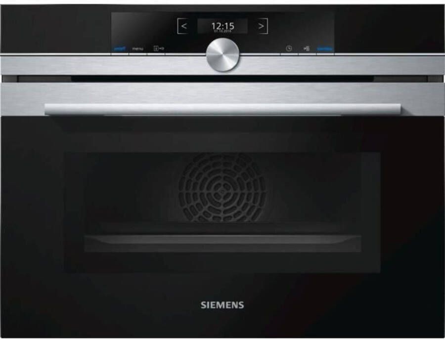 Siemens Cm633gbs1 Ingebouwde Magnetronoven 45 L 6 Bereidingswijzen Roestvrij Staal