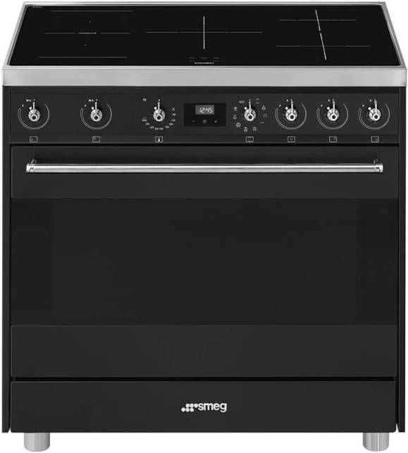 Smeg C9IMAN9 Inductie fornuis Antraciet