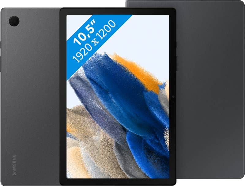 Samsung Galaxy Tab A8 64GB Wifi + 4G Grijs + Book Case Grijs