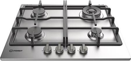 Indesit THP 641 W IX I NL Gas inbouwkookplaat Rvs