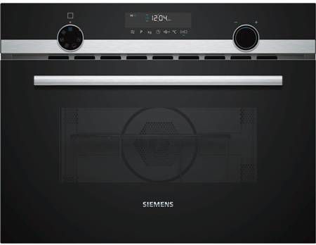 Siemens CM585AMS0 inbouw combimagnetron met draaiplateau en 15 automatische programma&apos;s