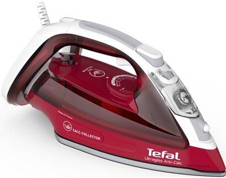Tefal Ultragliss FV4996 Stoom- en strijkijzers Rood