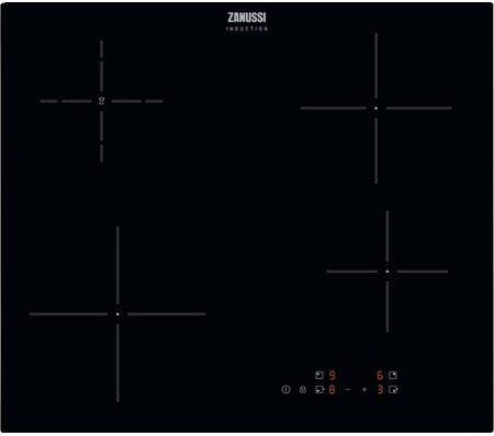 Zanussi ZITN641K Inductie inbouwkookplaat Zwart