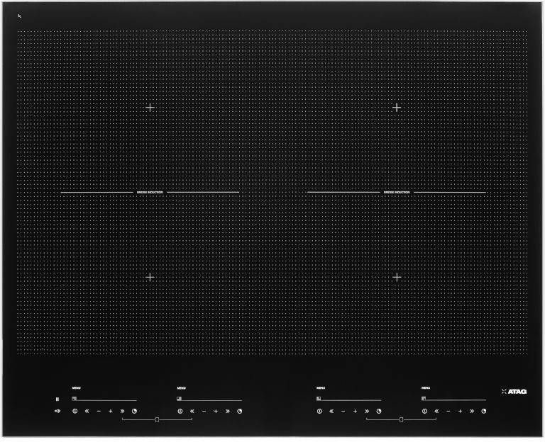 Atag HI6271MV inbouw inductie kookplaat met 4 Bridge induction zones