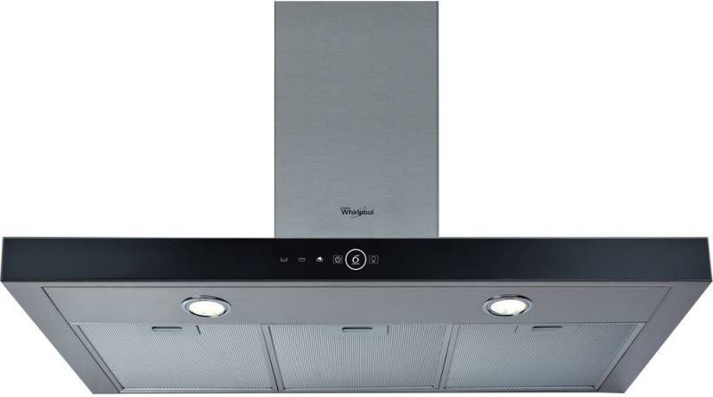 Whirlpool AKR759/1IX wand afzuigkap met Boosterfunctie en LED...