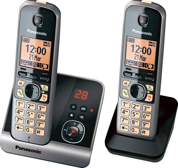 Panasonic Kx tg6722 Zwart