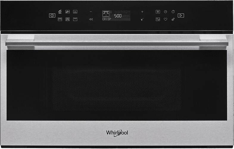 Whirlpool W7MD460 inbouw combimagnetron restant model met draaiplateau en CrispFry