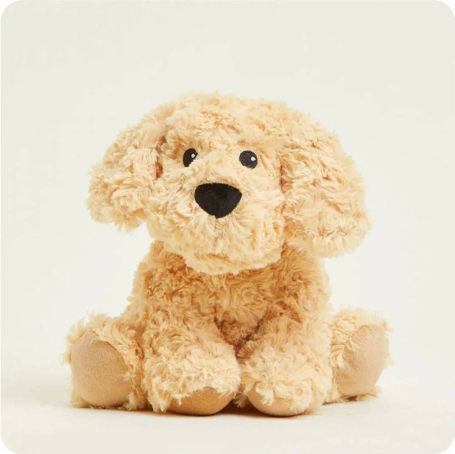 Warmies Magnetronknuffel Golden Retriever 13 x 8 x 6 cm