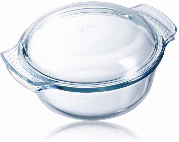 Pyrex Ovenschaal Rond met Deksel, 1, 4 liter | Classic