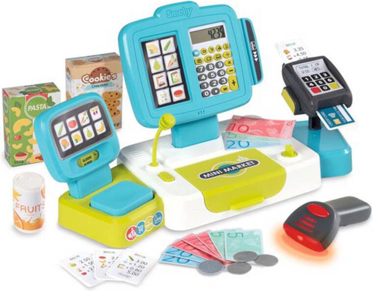 Smoby Speelgoedkassa elektronisch met weegschaal